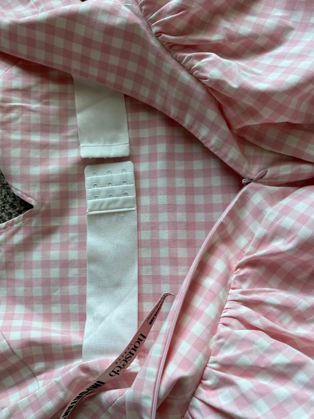 Marilyn Strawberry Shortcake Gingham Halter Midi Sundress - SMALL, NWT, NIB - Picture 3 of 8